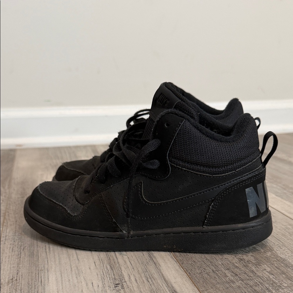 Nike Kids Black High-Top Sneakers
